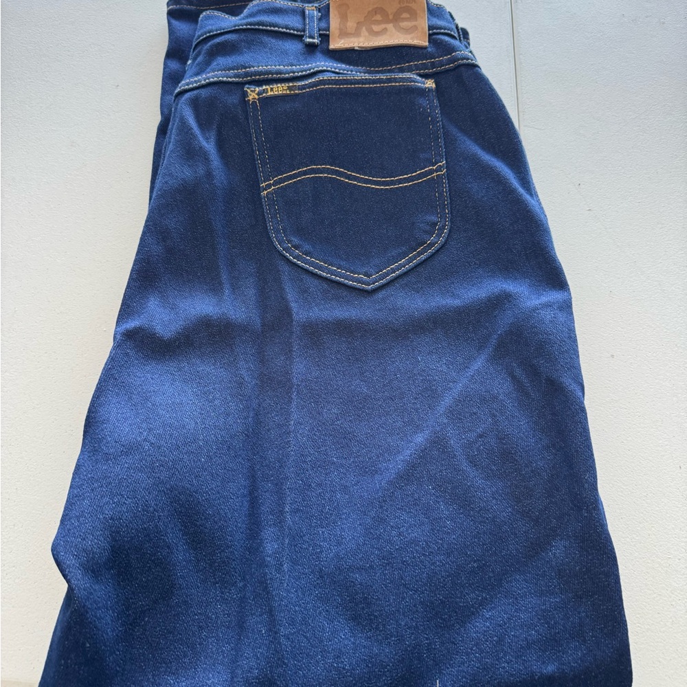 Lee Men's Dark Blue Denim Jeans